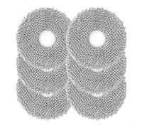 Filteilect 6pcs Microfiber Mop Cloths For Q Revo And For Qrevo Robot Vacuum Cleaning Solution