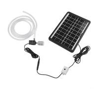 Filteilect 6W Solar Panel Water Pump Kit with 12V Submersible Pump, 240L/H Flow Rate, 2m Tube and Filter for Pond Fountain Aquarium Garden Outdoor Use