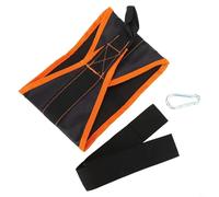 Filteilect Ab Toning Belt for Core Strength Training | Non-Slip Ab Straps with Neoprene Padding | Supports Up to 300 lbs | Lightweight Portable Workout Equipment for Home(Orange)