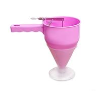 Filteilect ABS Pancake Batter Dispenser with Plunger Funnel for Small Octopus Balls, Cake Filling, Muffins, Crepes, Waffles, Cupcakes Baking Tool for Home(B)