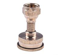 Filteilect Adjustable 4 Hole Brass Sprayer Nozzle with M14 Thread for Garden Irrigation and Plant Watering, Gold(Straight)