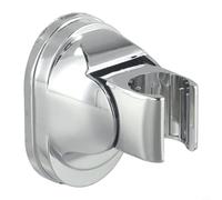 Filteilect Adjustable Shower Head Bracket, Fixed Base, Plastic Wall Mount Holder, Rust Resistant Shower Head Bracket For Bathroom, Silver