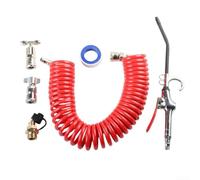 Filteilect Air Blow Tool Kit, With Long Nozzle, Long Nozzle Cleaning Tool, Metal Zinc Alloy Cleaning Duster Set, 1/4 Inch Joint for Truck, Bus Interior