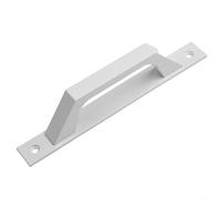Filteilect Aluminum Alloy Barn Door Pull Handle Heavy Duty Black Finish with Smooth Edges for Sliding, Garages, Sheds, Closets and Interior or Exterior