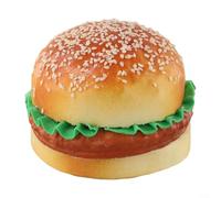 Filteilect Artificial Burger Model PU Realistic Fake Food Prop Home Decor Kitchen Display Teaching Material Photo Prop Simulation Sandwich Bun Statue for Kids Play