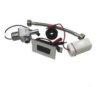 Filteilect Automatic Toilet Flush Valve with Infrared Sensor Control, DC Powered Flush Sensor for and Toilets, 30-100cm Sensing Distance, Water-Saving(C)