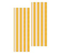 Filteilect Beach Lounger Replacement Cover Double Sided Polyester Fabric Chair Cover for Deck Chairs Sun Loungers Patio Garden Furniture 120x45 cm(2pcs)