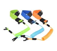 Filteilect Boat Kill Switch Lanyard with Nylon-Coiled Cord and Neoprene Wrist Strap for Ski Safety Engine Cut Off Tether For and For Mercury(A)(Bule)