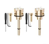 Filteilect Brass 3-Setting Diverter Cartridge, Fit for Delta Shower Faucet Valve Bodies, Easy to Install, Leak-Resistant for Enhanced Shower Function(two-set)