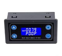 Filteilect Digital Delay For Relay Module with LCD Display, Programmable Timer Controller for DC 6-30V, Adjustable Timing 0.01s-9999min, Optocoupler Isolation, Industrial