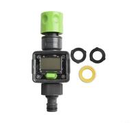 Filteilect Digital Flow Rate Monitor, Water Meter For Garden Irrigation System, With Real Time Measurement Display, Weekly Usage Statistics
