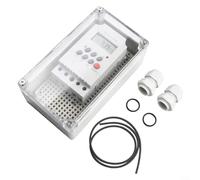 Filteilect Digital Timer Switch 230VAC 30A IP65 Waterproof ON/OFF Controller for Street Lights Neon Signs Billboards Audio Heating with 99 Cycles per Day and Built-in(B)