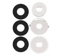 Filteilect Fishing Baitcasting Reel Drag Clicker Kit with Carbon Washer and Metal Sprocket for Daiwa For Steez Right Hand 25/20/27.2/21.1mm