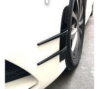 Filteilect Front Bumper Lip Air Vent Trim Spoiler Canards Splitter Compatible with - A-Class W177 A180 A200 A220 2019-2021 Models(Black)