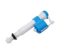 Filteilect G1/2 Bottom Inlet Toilet Cistern Fill Valve, Height Adjustable 21-32cm Plastic Water Level Entry Replacement, Silent High-Pressure Toilet Inlet Valve For Spare
