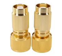 Filteilect Garden Hose Connection System, Aluminum Alloy Quick Release Coupling Adapters, for Watering Misting Equipment Car Wash, 2 Pack