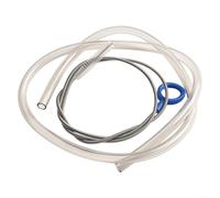 Filteilect High Flow Replacement Tube with Cleaning Brush for Hydration Reservoirs - 98cm PVC Hose Compatible with All Major Brands, Includes(Transparent)