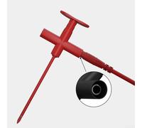 Filteilect Insulated Wire- Hook with 4mm Banana Socket, CATIII 1000V/10A Probe for Automotive and Electrical Testing, Copper Stainless Steel PA Construction,(Red)