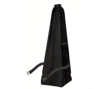 Filteilect Large Vacuum Cleaner Storage Bag Protective Cover With 360 Degree Loop Strap Waterproof Dustproof Black 38x38x132cm