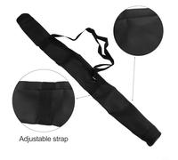 Filteilect Leather Pool Cue Case with Flexible Shoulder Strap for 1/2 Snooker Billiard Rods 32 Inch Portable Lightweight Carry Bag