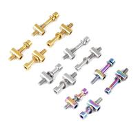 Filteilect M5 x 30/40mm Seat Post Fixing Bolts with 4mm Hex Head, Alloy Steel Saddle Clamp Screws for Mountain and Road Bikes()(M5*30mm)