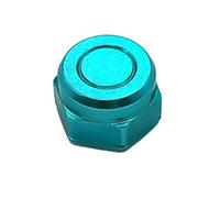 Filteilect M8 Spindle Nut Screw 8x5mm for Daiwa and Histar Casting Fishing Reel Replacement Parts, Aluminum Alloy Material, Black Red Pink Lake Blue(pink right)