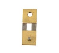 Filteilect Mechanical Clock Swing Spring For Leaf, Antique Clock Pendulum Replacement Part, Gold and Silver Metal Hanging Clock Accessory for Vintage Timepieces.(21×5mm)