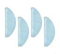 Filteilect Microfiber Cleaning Cloths for Conga 7490, 7490, and for X-Treme Robot Vacuum - 4 Pack or 10 Pack Reusable Mop Pads, Lint-,(4 Pack)