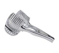 Filteilect Multipurpose Lemon Cutter and Tomato Slicer for Round Fruits, Handheld Fruit Tongs with Onion Holder, Zinc Alloy & Stainless Steel, 18 x 9 cm(Zinc alloy)