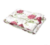 Filteilect PVC Round Tablecloth Waterproof Heat Resistant Table Cover for 4-6 Seater Dining Tables Kitchen Home Decor Gold Rose Sunflower Pattern 152cm 180cm(Rose(180cm))