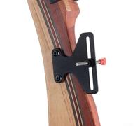 Filteilect Recurve Bow Sight T Shape Single Pin Adjustable Stainless Steel for Recurve Longbow Takedown Bows