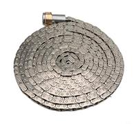 Filteilect Replacement Chain for Concept 2 Rowing Machine Model C D and E, Nickel-Plated Fitness Equipment Part Compatible with Indoor Rowers, Smooth