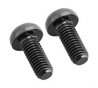Filteilect RISK M5x12mm For Bike Bottle Cage Bolts - Alloy Water Bottle Holder Screws for Cycling Components, Pack of 2(black)