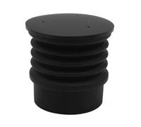 Filteilect Silicone Coffee Grinder Blowing Bin Cleaning Tool for RF64 900N HC600 600AE, Single Dose Hopper with Alloy Lid, Black, 80x83x70mm