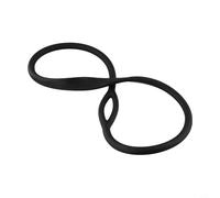 Filteilect Silicone Diving Secondary Regulator Holder Neck Collar for Scuba Snorkeling, Adjustable 76cm Comfort Fit with Secure Snap-On Design,(Black)