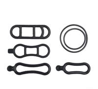 Filteilect Silicone Elastic Strap Bandage for - Mount For Bike Lights, Tools, Phone, Tire Kit on Handlebars - Compatible with Mountain,(B)