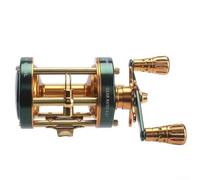 Filteilect Single Rocker Drum Wheel 40L 60L Capacity Fishing Reel with Slow Rolling Iron Drum, Synchronous Rail, 4.2:1 5.2:1 Gear Ratio, 7KG 10KG Brake, Stainless(CL40 Left)