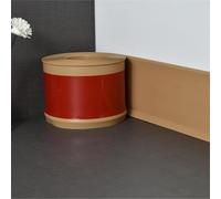 Filteilect Soft PVC Skirting Board 3 Meters x 10 cm Waterproof Wall for Edge Trim for Home Improvement with Dark Brown, Yellow and Gray Color Options(Yellow)