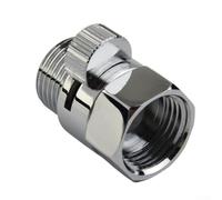 Filteilect Solid Brass Shower Head Shut Off Valve with G1/2 Connection, Polished Chrome Water Flow Control and Pressure Regulator for Hand Shower or Bidet Sprayer