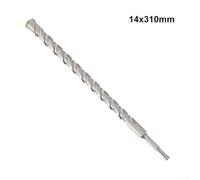 Filteilect Solid Carbide Masonry Drill Bit for Hammer Drills, Compatible with Concrete, Stone, and Brick Walls, 5-20mm Diameter, 110-460mm Length(14x310mm)