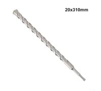 Filteilect Solid Carbide Masonry Drill Bit for Hammer Drills, Compatible with Concrete, Stone, and Brick Walls, 5-20mm Diameter, 110-460mm Length(20x310mm)