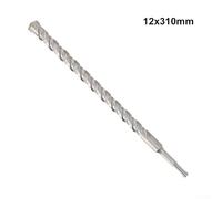 Filteilect Solid Carbide Masonry Drill Bit for Hammer Drills, Compatible with Concrete, Stone, and Brick Walls, 5-20mm Diameter, 110-460mm Length(12x310mm)