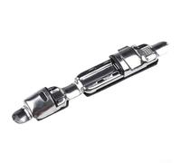 Filteilect Stainless Steel Fishing Reel Holder for Seat Plate, DIY Rod Building Clip with Rubber Pad, Compatible with Water Drop Reels and Standard