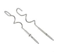 Filteilect Stainless Steel Hand Mixer Beaters for Kenwood Chef and Major Series, 2-Pack Egg Beater Replacement with Whisk Attachment, Compatible for Beach Models,(D)