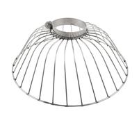 Filteilect Stainless Steel Outboard Motor Propeller Guard with Anti-Winding Cage Net for Kayaking and Canoeing, Silver, 316mm Large Mouth Diameter