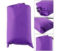 Filteilect Waterproof Polyester Camping Tarp Shelter with 6 Tie Points for Outdoor Picnic Beach and Rain Protection, 200x140cm(Purple 140x200CM)