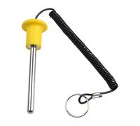 Filteilect Weight Stack Pin for Fitness Equipment, Replacement Gym Accessories with Reinforced Steel Wire Lanyard, M8*80mm M8*125mm M10*80mm(M10*105mm)