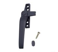 Filteilect Zinc Alloy Casement for Window Lock Handle, Rust Resistant Sash Handle with Screw and Decorative Cover, Easy Install Replacement for Sliding Windows,(Dark Gray Left)