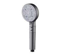 Filter 9 Modes Adjustable Shower High Pressure Head with Hose Water Saving One-Key Stop Spray Nozzle Bathroom Accessories(Grey Shower)