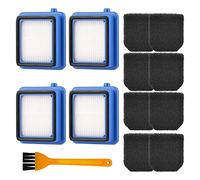 Filter Accessories for AEG QX8-2 QX7 QX6 Vacuum Cleaner, 13PCS Replacement Filter for AEG ASKW1 Filter with 4 Pre-Motor Filters 8 Hygiene Filters 1 Cleaning Brush
